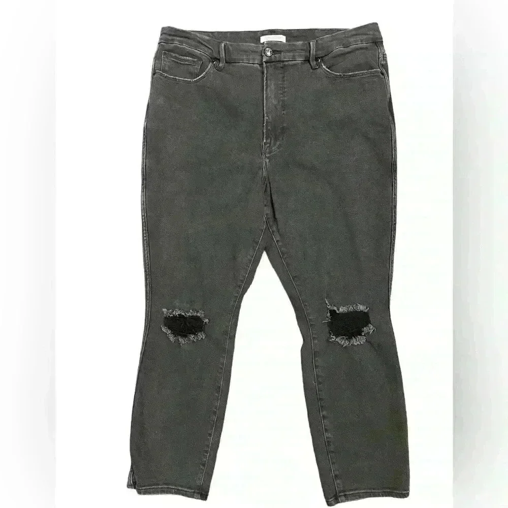 Good Curve Good American Black Denim